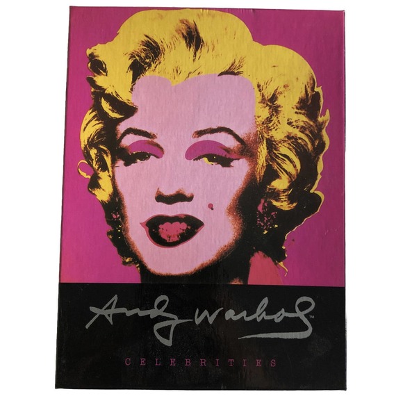1990 Andy Warhol Celebrities 7 Out Of 10 Note Cards & Envelopes Original Box